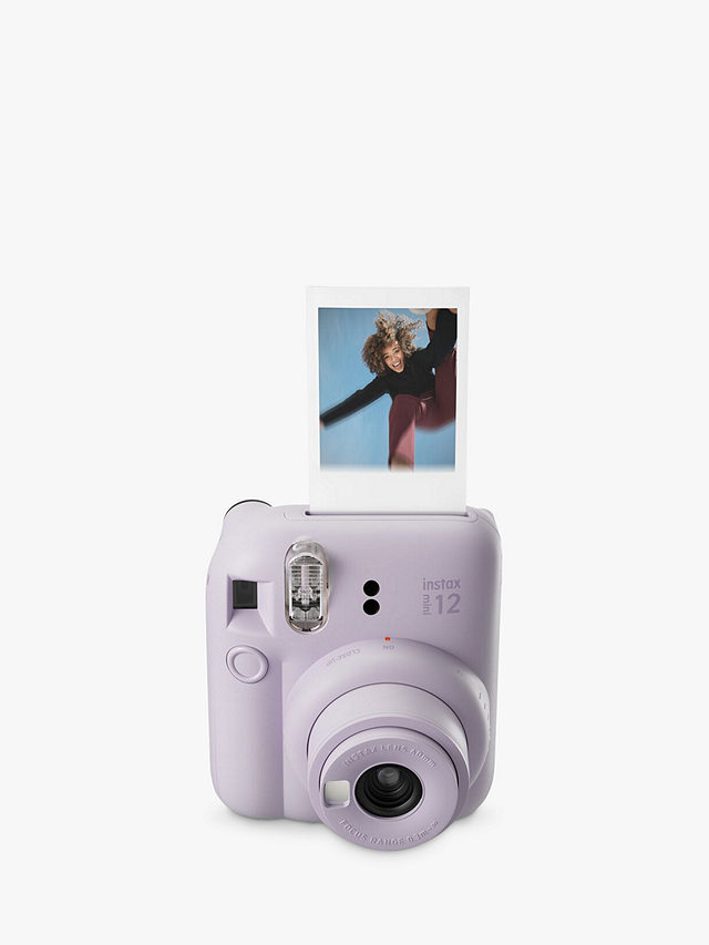 Fujifilm Instax Mini 12 Instant Camera with Built-In Flash & Hand Strap, Lilac Purple