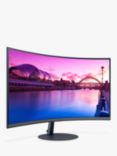 Samsung LS27C390 Full HD Curved Monitor, 27”, Black