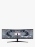 Samsung Odyssey G9 LC49G95TSSPXXU Dual QHD Curved Ultrawide Gaming Monitor, 49", White
