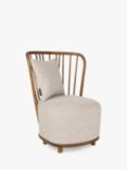 ercol for John Lewis Eterna Chair, Dark Leg, Natural Boucle