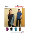 Simplicity Misses' Stretch Knit Tops Sewing Pattern, S8453A