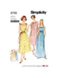 Simplicity Misses' Vintage Nightgowns Sewing Pattern, S8799, A