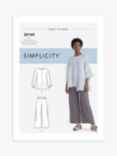 Simplicity Misses' Top and Pull-On Pants Sewing Pattern, S9149