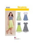 Simplicity Girls' and Girls' Plus Dress Sewing Pattern, S8065