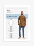 Simplicity Men's Shirts Sewing Pattern, S9158