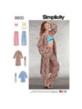 Simplicity Misses' Cosy Loungewear Set Sewing Pattern, S8800, A