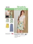 Simplicity Misses' Learn to Sew Wrap Skirt Sewing Pattern, S8133A