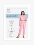 Simplicity Misses' Jumpsuit, Romper, Dress and Belt Sewing Pattern, S8907