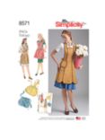 Simplicity Misses' Vintage Aprons Sewing Pattern, S8571A