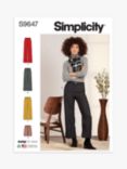 Simplicity Misses' Trousers and Shorts Sewing Pattern, S9647