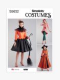 Simplicity Misses' Halloween Costumes Sewing Pattern, S9632