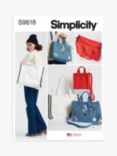 Simplicity Tote Bags Sewing Pattern, S9618