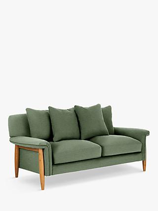 Sorrento Range, ercol for John Lewis Sorrento Medium 2 Seater Sofa, Light Leg, Boucle Green