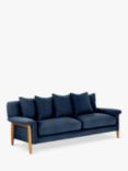 ercol for John Lewis Sorrento Large 3-Seater Sofa, Soft Chenille Navy