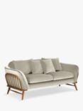 ercol for John Lewis Hexton Medium 2 Seater Sofa, Light Leg, Boucle Natural