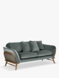 ercol for John Lewis Hexton Medium 2 Seater Sofa, Light Leg, Boucle Grey