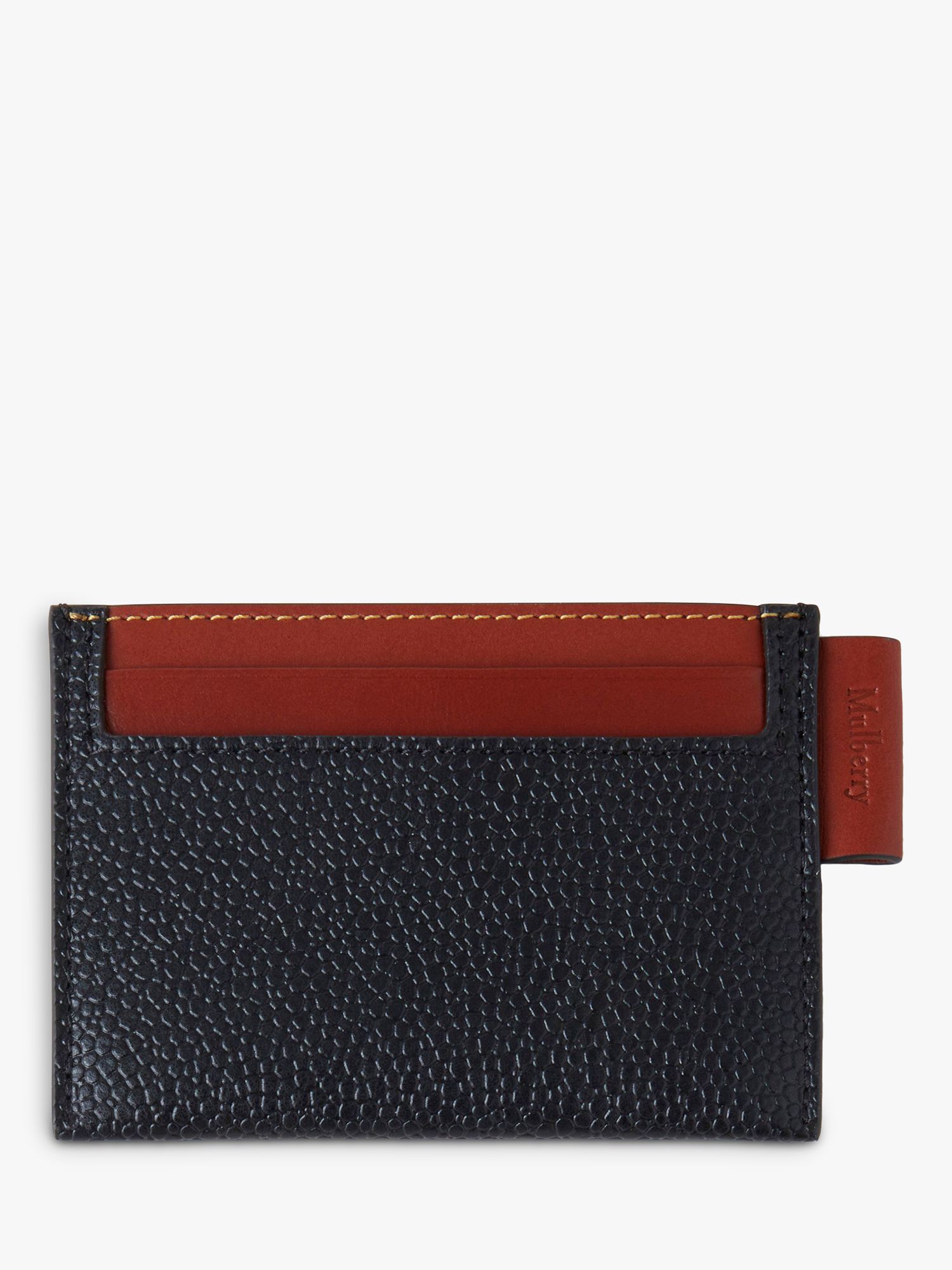 Buy Mulberry Scotch Grain Leather Credit Card Slip Online at johnlewis.com