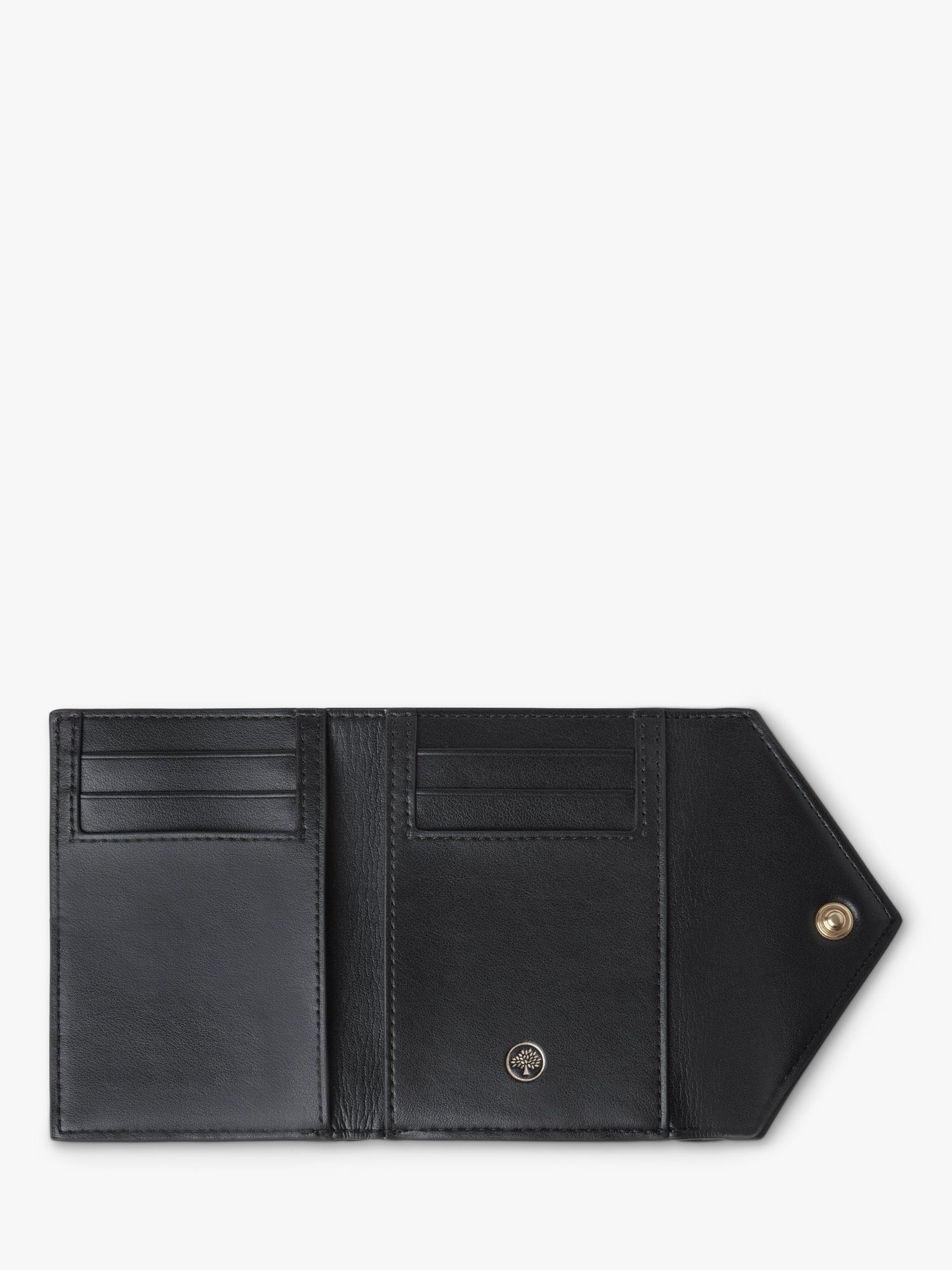 Mulberry M Zipped Matte Calf Tote Bag, Black at John Lewis & Partners