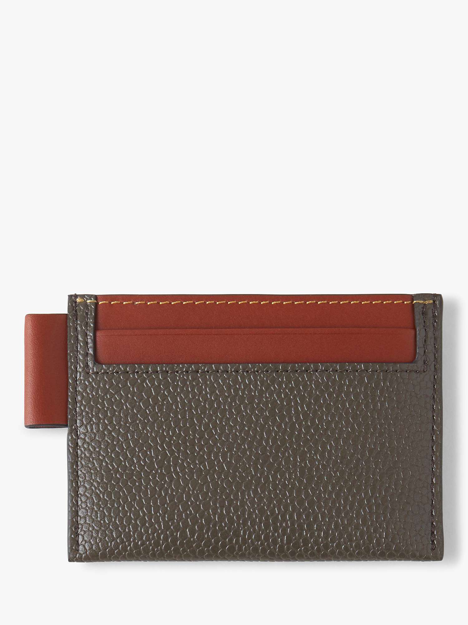 Buy Mulberry Scotch Grain Leather Credit Card Slip Online at johnlewis.com