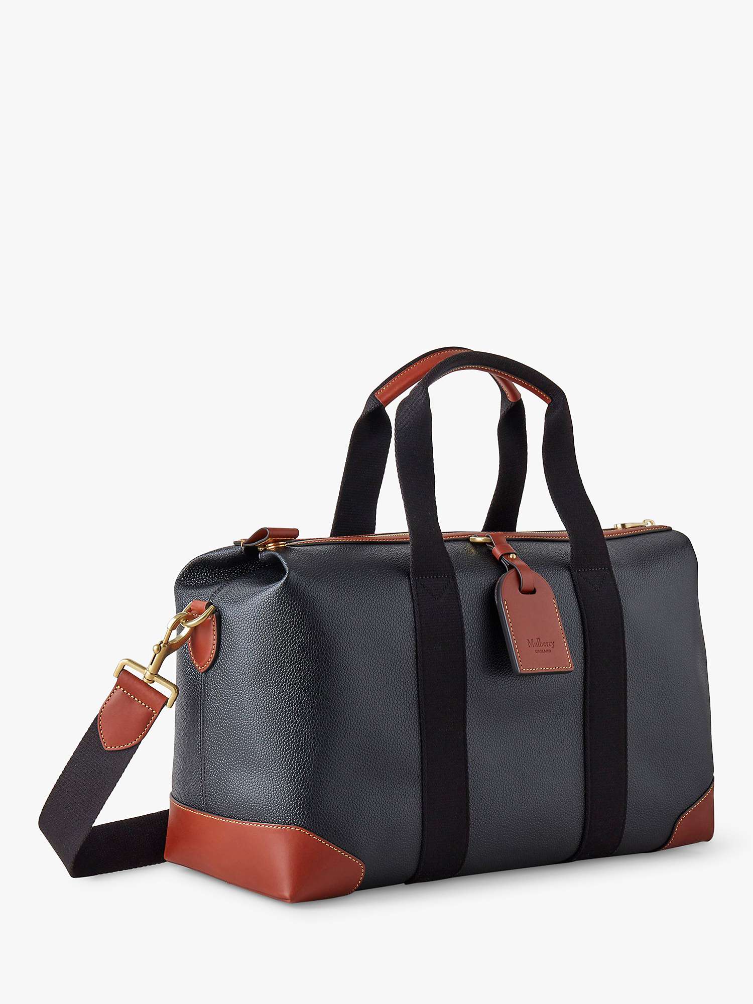 Buy Mulberry Heritage Day Clipper Eco Scotchgrain Travel Bag Online at johnlewis.com