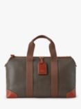 Mulberry Heritage Day Clipper Eco Scotchgrain Travel Bag, Mole/Cognac