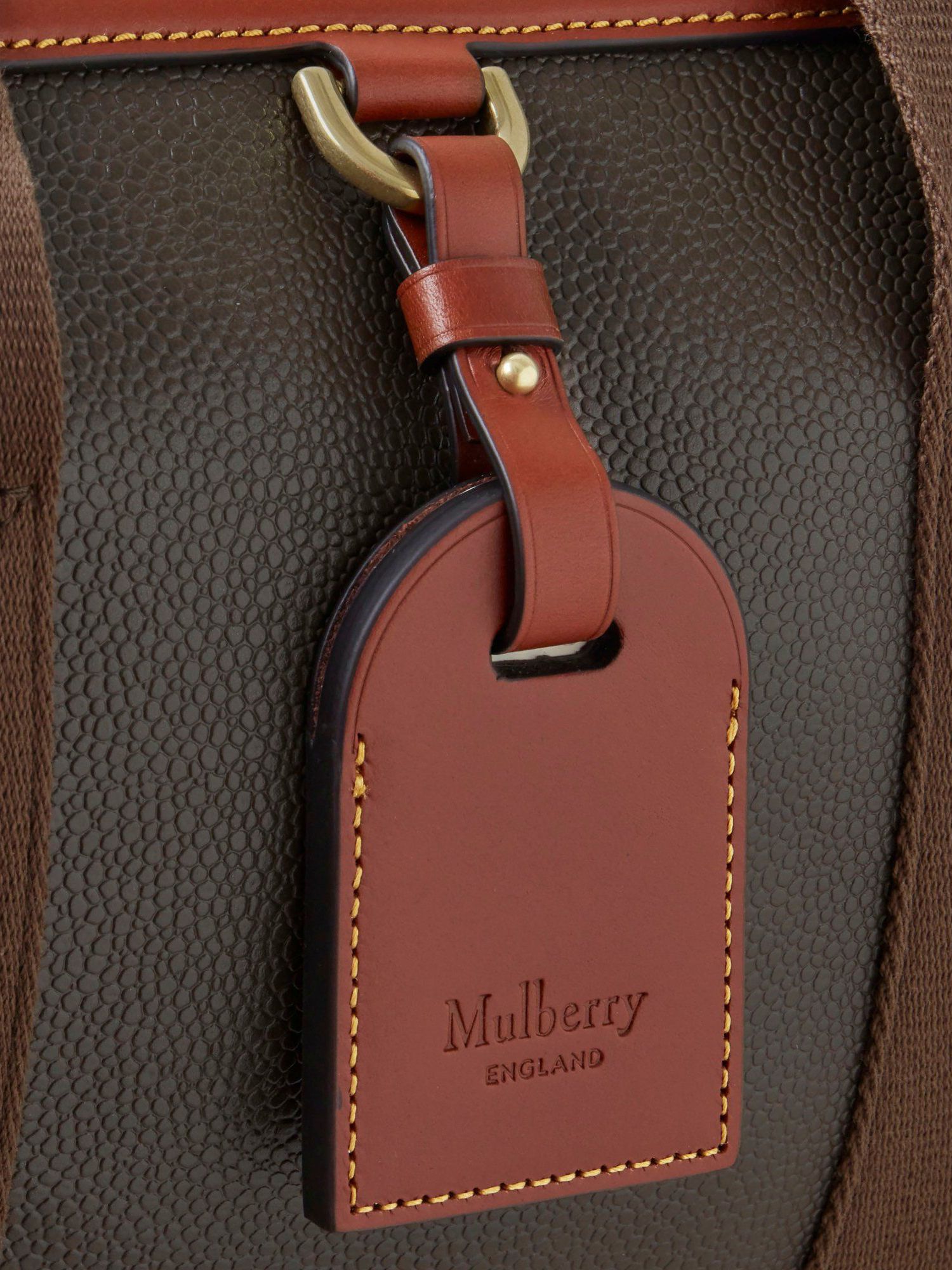 Mulberry Heritage Cross Body Clipper Bag, Black at John Lewis