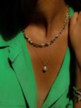 Leah Alexandra Thalie Chain Necklace, Gold
