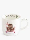 Wrendale Designs Sledgehogs Fine Bone China Mug, 310ml, Multi