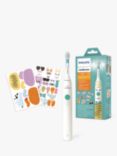 Philips Sonicare For Kids HX3601/01 Design a Pet Electric Toothbrush, White