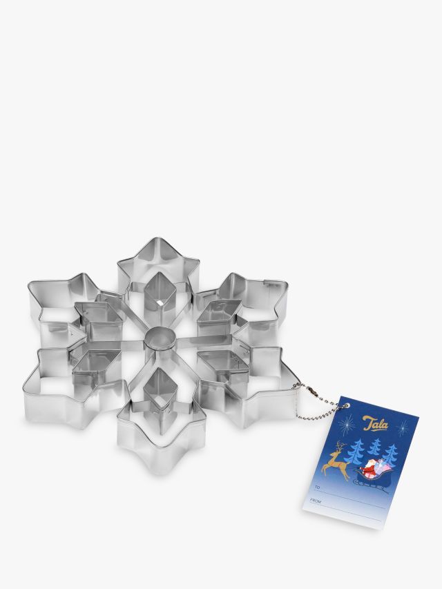 A set of stainless steel puzzle cutters for a variety of creations