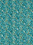 Clarke & Clarke Mallow Made to Measure Curtains or Roman Blind, Teal