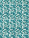 Clarke & Clarke Acanthus Made to Measure Curtains or Roman Blind, Teal