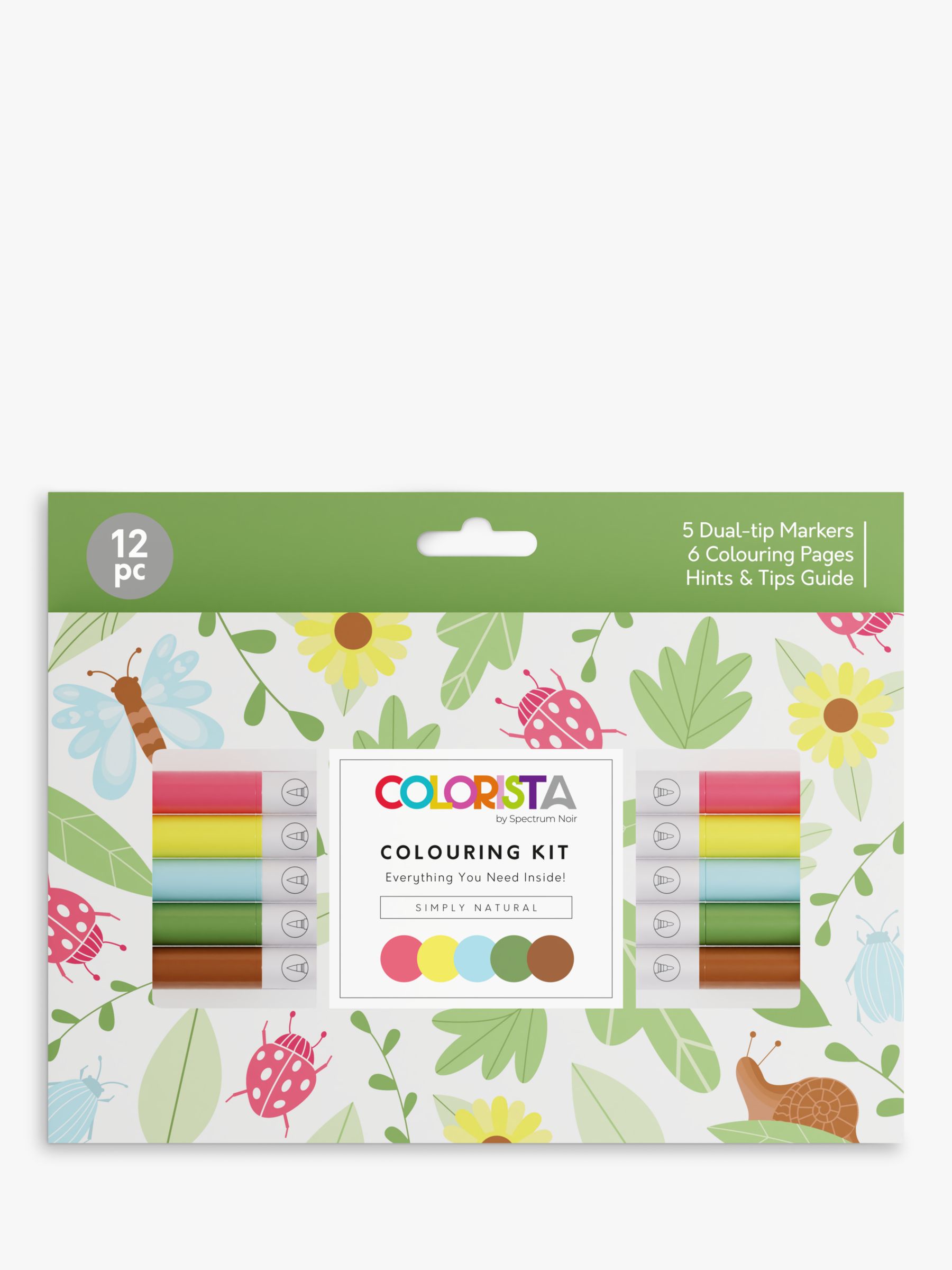 Colorista 12-Piece Mindfully Calm Coloring Kit