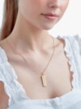 Melissa Odabash Crystal Hope Pendant Necklace, Gold