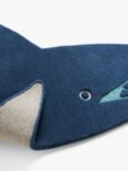 John Lewis Shark Wool Rug, L130 x W84cm, Blue