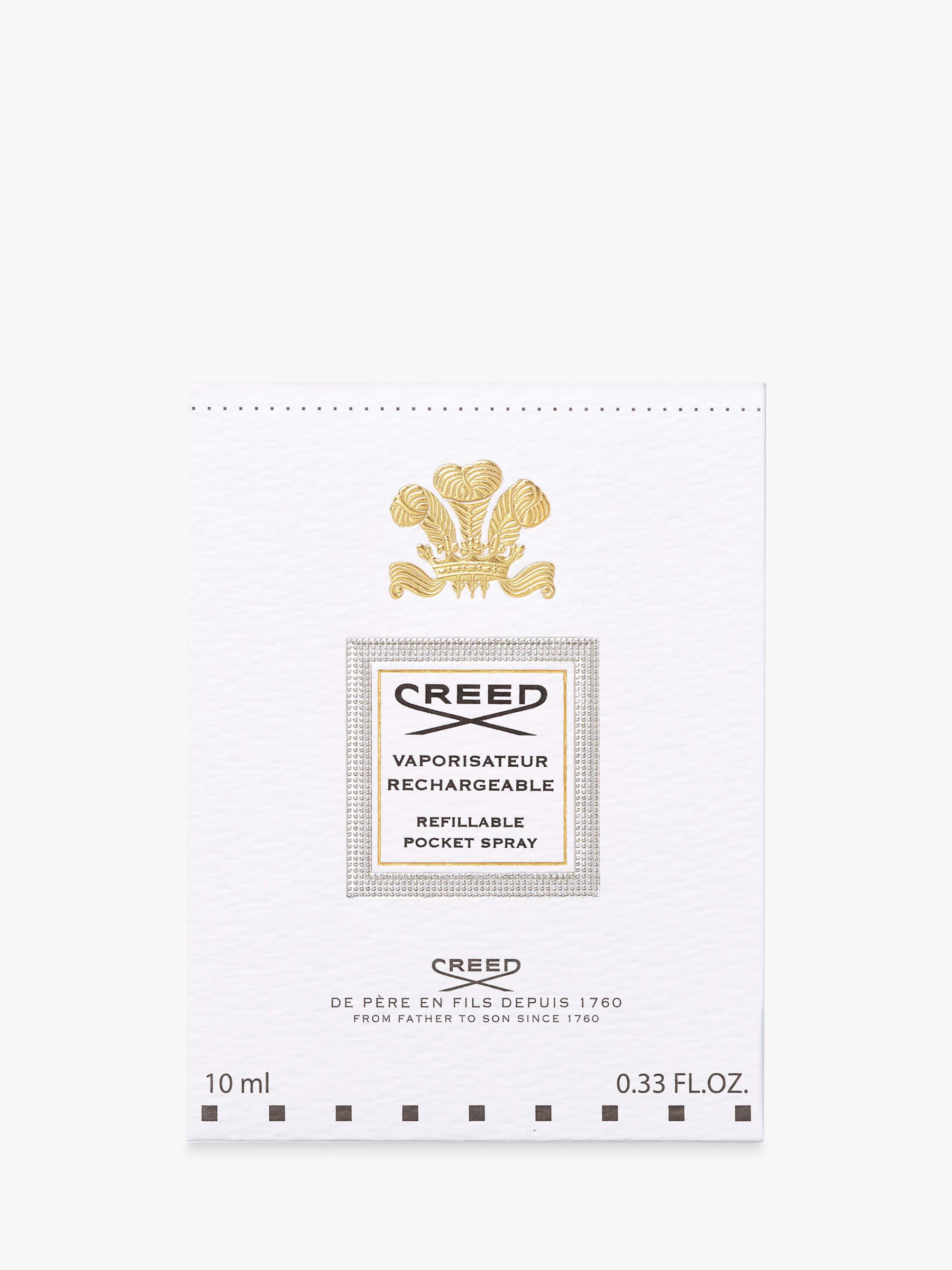 CREED Travel Atomiser, Silver, 10ml 2