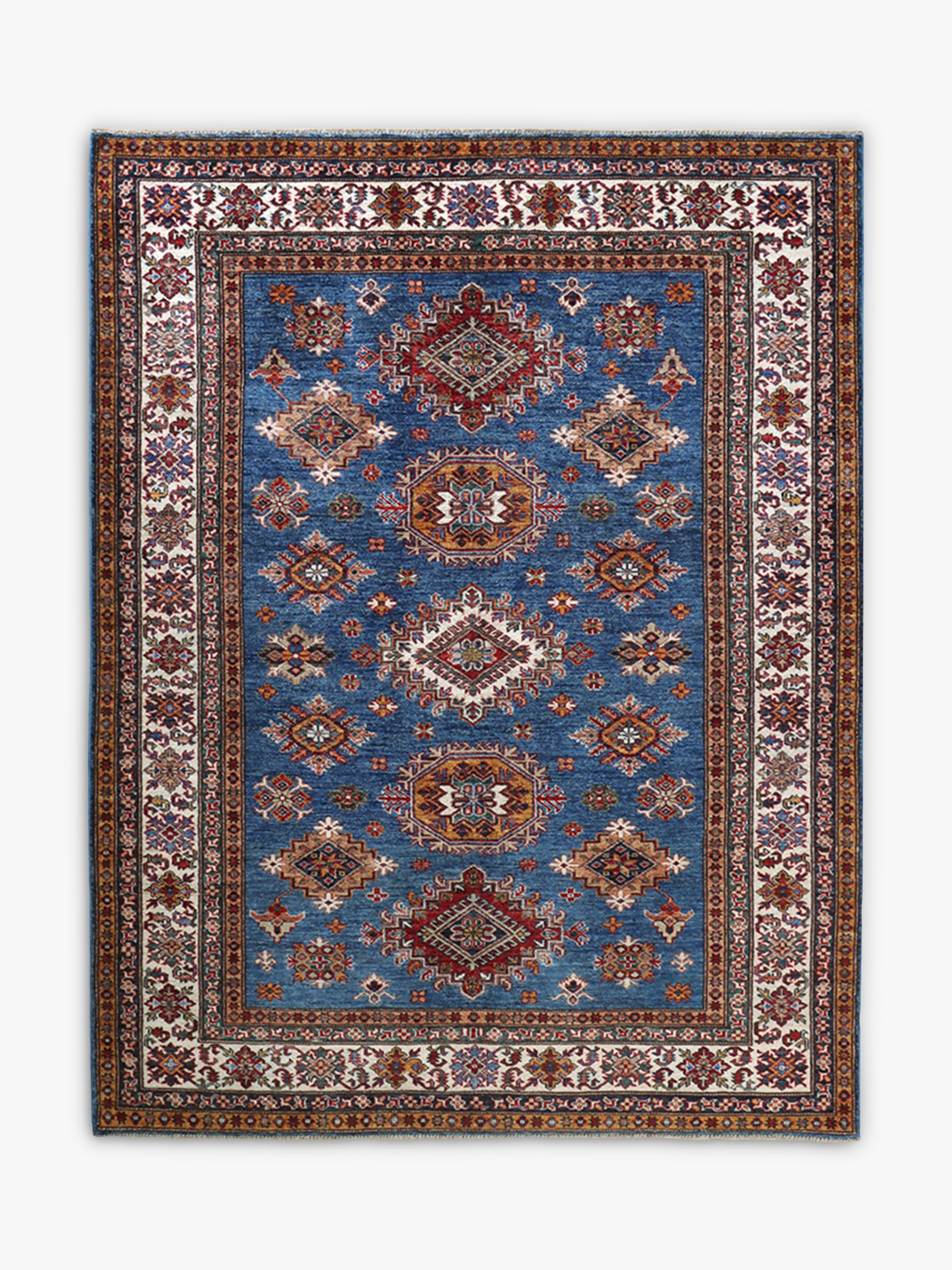 Gooch Oriental Supreme Kazak Rug, Blue, L235 x W171 cm