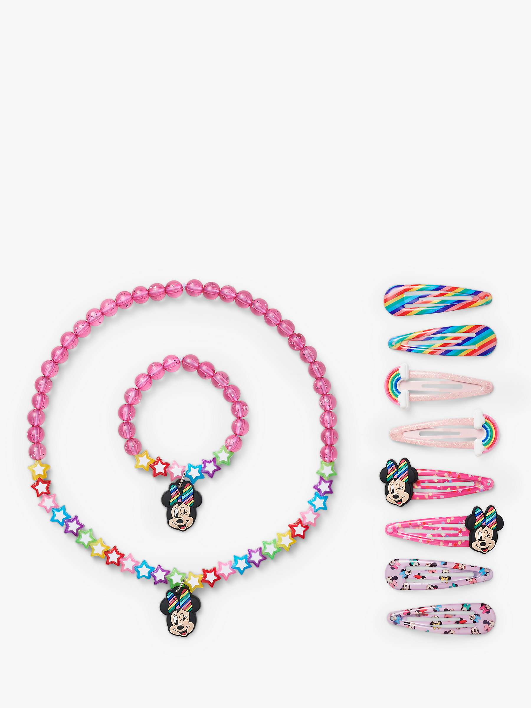 Buy Small Stuff Kids' Minnie Mouse Hair Clips & Jewellery Set, Multi Online at johnlewis.com