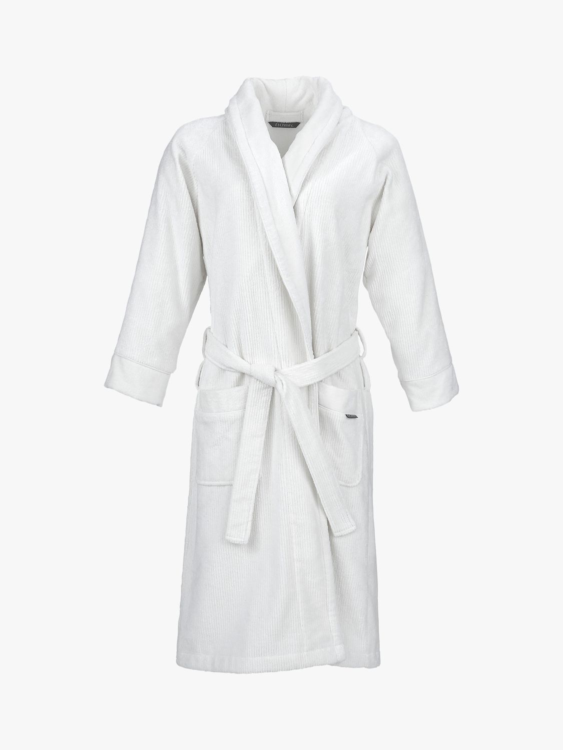 Christy Luxury Egyptian Bath Robe, White, S-M