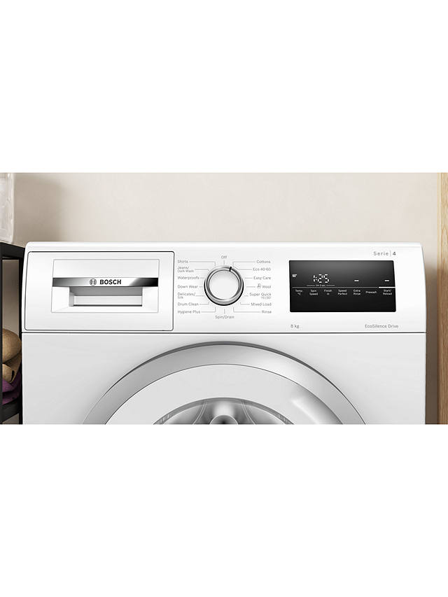 Buy Bosch Series 4 WAN28282GB Freestanding Washing Machine, 8kg Load, 1400rpm Spin, White Online at johnlewis.com