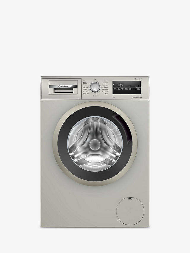 Buy Bosch Series 4 WAN282X2GB Freestanding Washing Machine, 8kg Load, 1400rpm Spin, Silver Inox Online at johnlewis.com