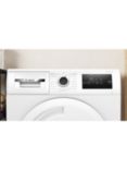 Bosch Series 4 WTN83202GB Freestanding Tumble Dryer, 8kg Load, White