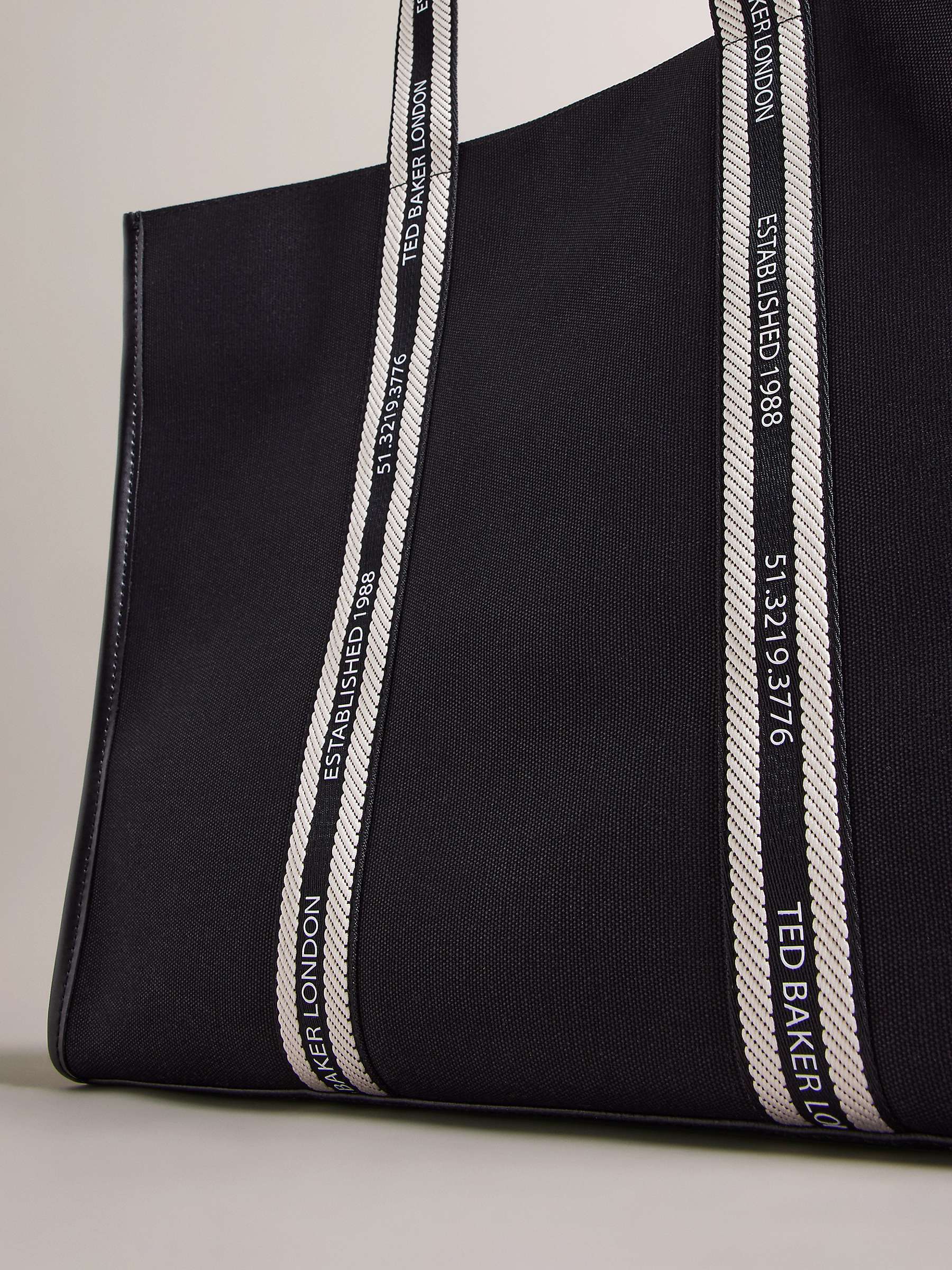 Buy Ted Baker Georjey Branded Webbing Canvas Tote Bag Online at johnlewis.com