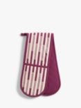 John Lewis Staggered Stripe Cotton Double Oven Glove