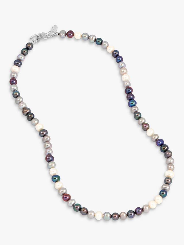 Dower & Hall Men's Mixed Freshwater Pearl Necklace, Multi