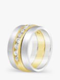 Milton & Humble Jewellery Second Hand 14ct White & Yellow Gold Diamond Eternity Ring