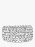 Milton & Humble Jewellery Second Hand 18ct White Gold Diamond Pavé Ring
