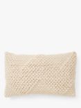 Truly Knotted Ecru Lombard Cushion