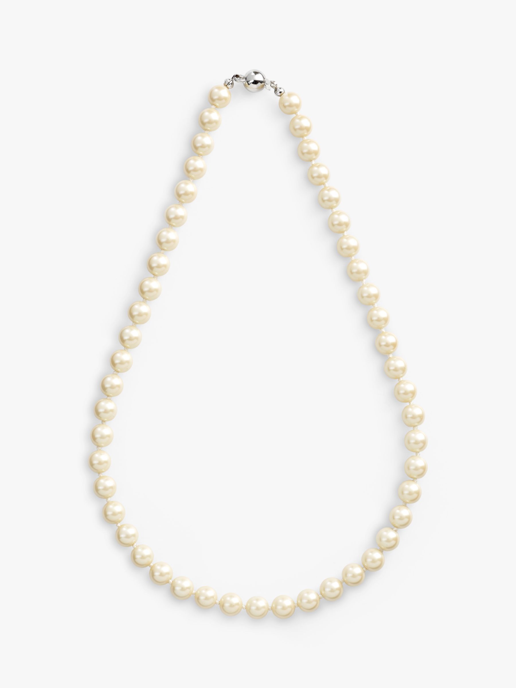 Buy Eclectica Vintage Single Row Faux Pearl Necklace Online at johnlewis.com
