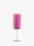 LSA International Gems Champagne Glass Flute, Set of 4, 210ml